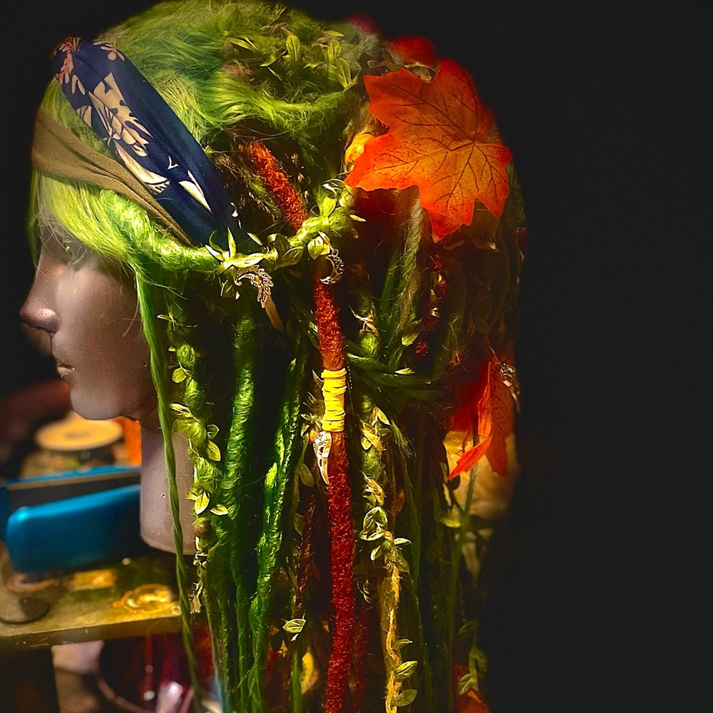 Omg forever Forest 🌳 dreadlock wig wanna see me just ask your gonna 😍 love it!